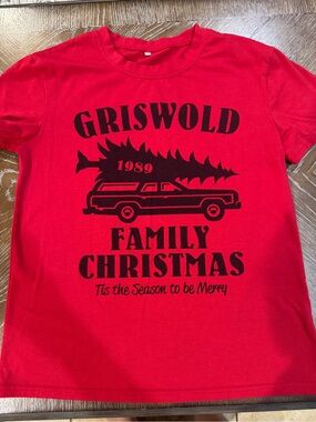 Griswold Family Christmas Red Short Sleeve Tee